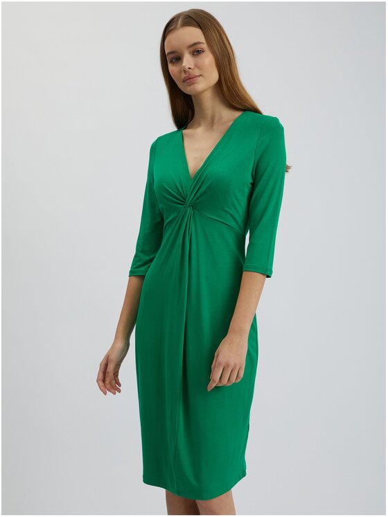 Orsay Orsay Sukienka 410248867000__L Zielony Regular Fit