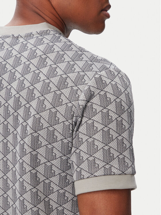 Lacoste Lacoste T-Shirt TH1197 Γκρι Regular Fit