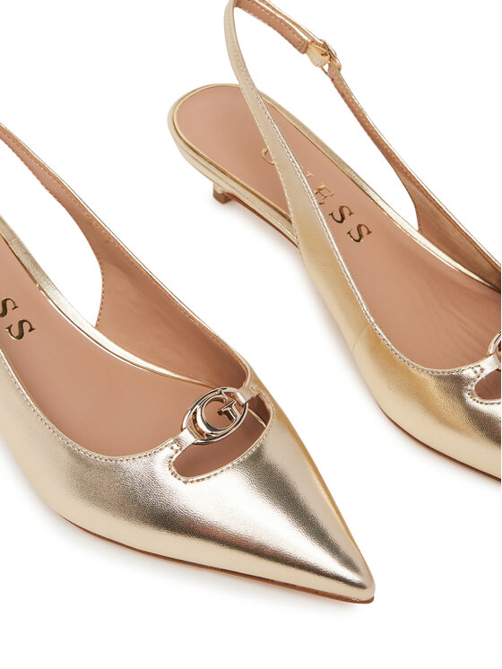 Guess Guess Sandalen FLTJES LEM05 Goldfarben