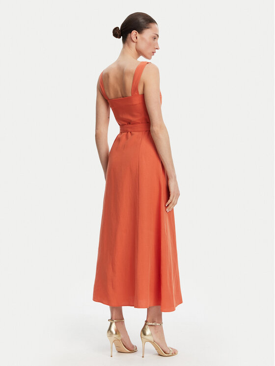 Liu Jo Liu Jo Sukienka letnia WA5312 T4818 Pomarańczowy Regular Fit