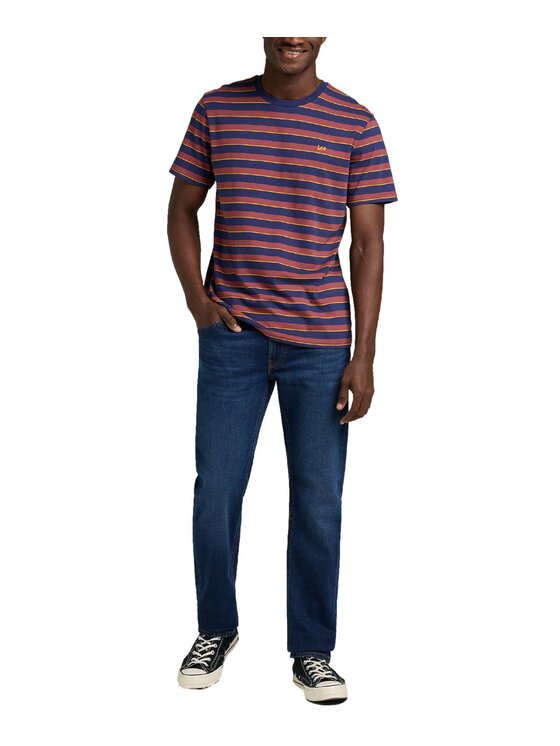 Lee Lee Jeansy Daren Zip Fly Granatowy Straight Fit
