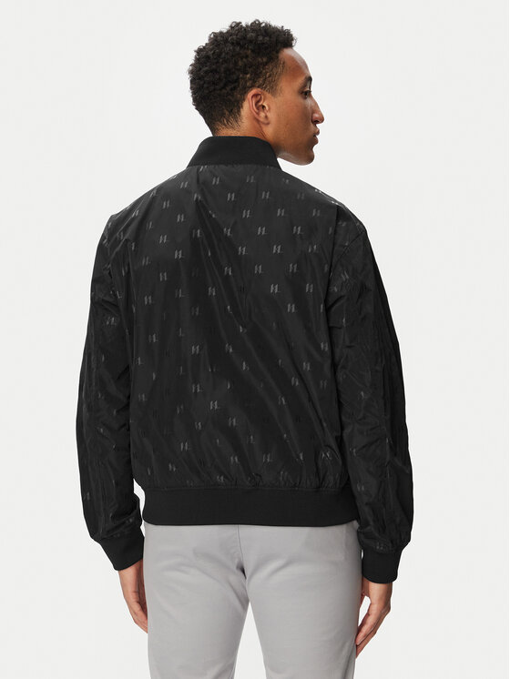 KARL LAGERFELD KARL LAGERFELD Яке бомбър 505005 563538 Черен Regular Fit