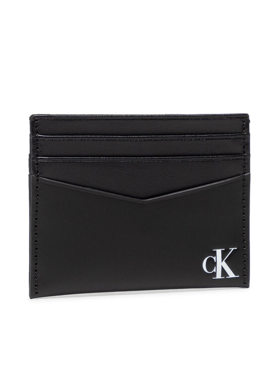 Calvin Klein Jeans Calvin Klein Jeans Etui na karty kredytowe Printed Mono Cardcase 6Cc K50K508214 Czarny
