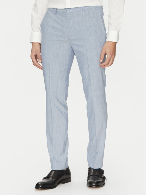 HUGO HUGO Costum Arti/Hesten232X 50540341 Albastru celest Extra Slim Fit