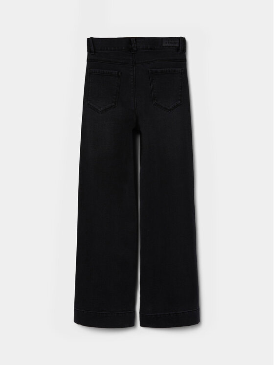 NAME IT NAME IT Τζιν 13211701 Μαύρο Wide Leg