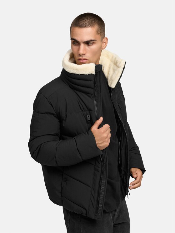 Stone Harbour Stone Harbour Kurtka zimowa Ansello Czarny Regular Fit