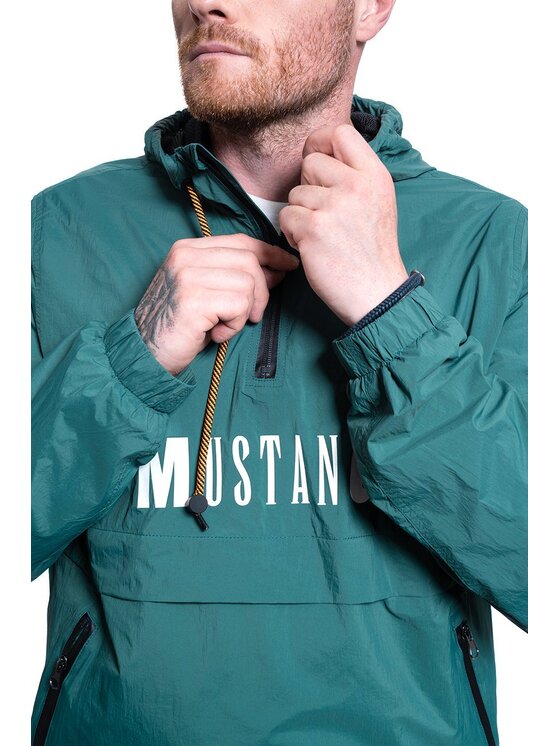 Mustang Mustang Kurtka przejściowa DANIEL SLIP JACKET Zielony Regular Fit