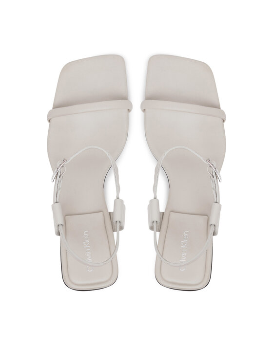 Calvin Klein Calvin Klein Sandały Block Heel Sandal 75 Lth HW0HW02650 Szary