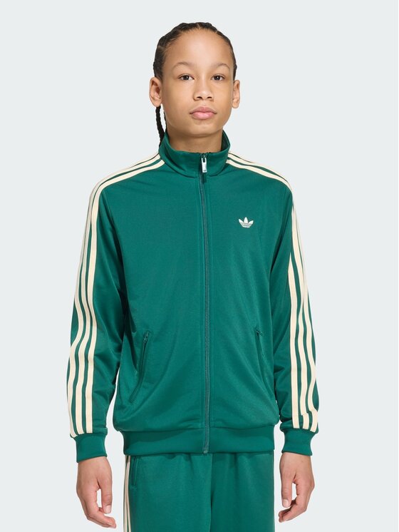 adidas adidas Μπλούζα Firebird Loose Track HZ6645 Πράσινο Regular Fit
