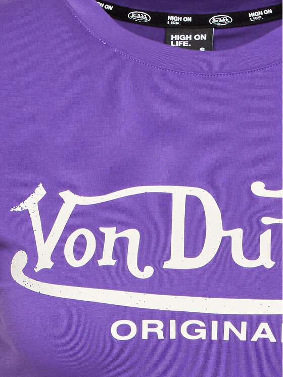 Von Dutch Von Dutch T-Shirt Arta 6230047 Fialová Regular Fit