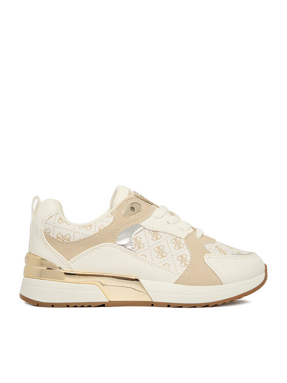 Guess Sneakersy EO-CS25049-01 Biela