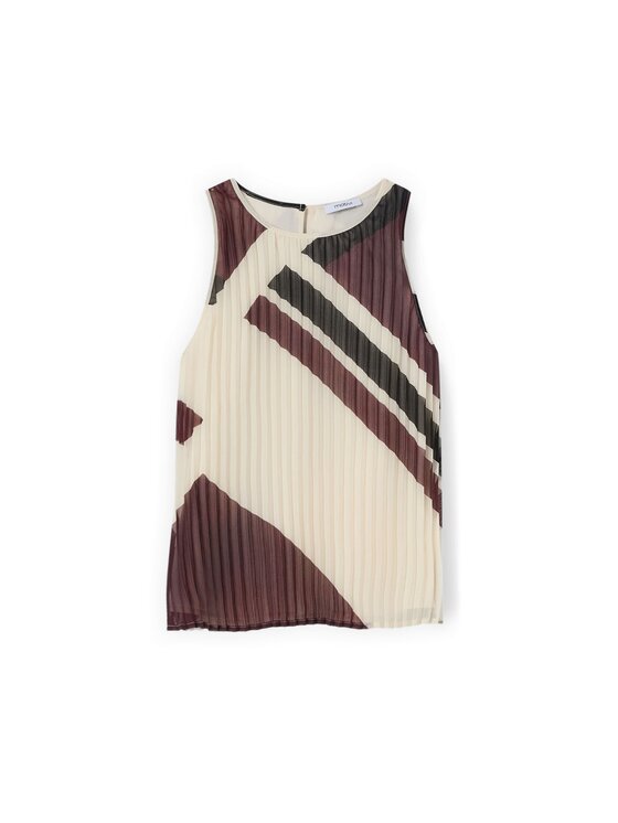 Motivi Motivi Top D091Q000608N0V2 Bordowy A-Line Fit