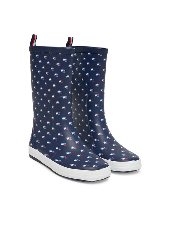 Tommy Hilfiger Tommy Hilfiger Kalosze Rain Boot T3XC-33922-1846 D Granatowy