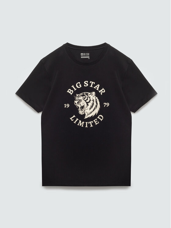 BIG STAR BIG STAR T-Shirt RENNER Czarny Basic Fit