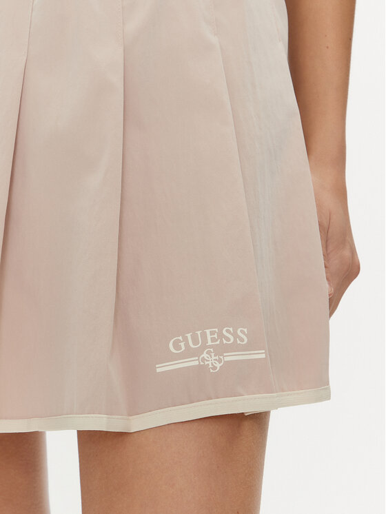 Guess Guess Пола тип трапец Arleth V4GD19 WG2Q0 Бежов Regular Fit