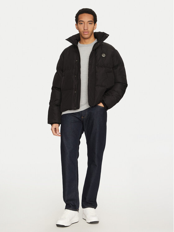 Just Cavalli Just Cavalli Μπουφάν χειμωνιάτικο 77OASD22 Μαύρο Regular Fit