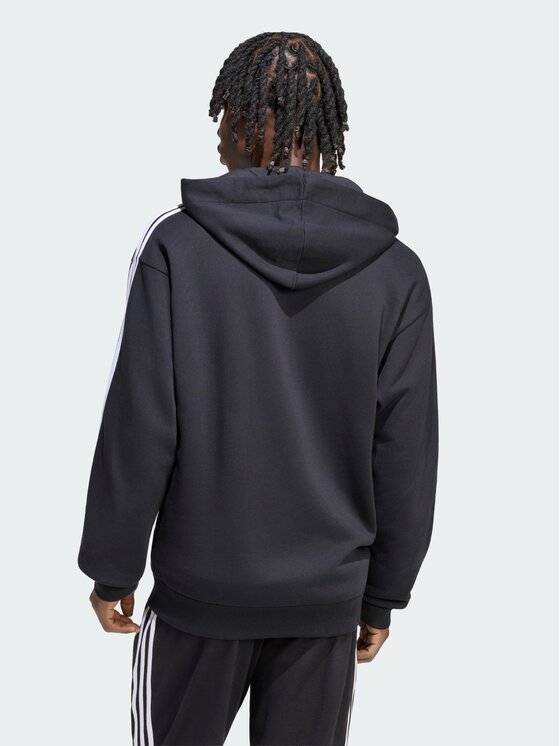 adidas adidas Bluza Essentials 3-Stripes French Terry KY6568 Czarny Regular Fit