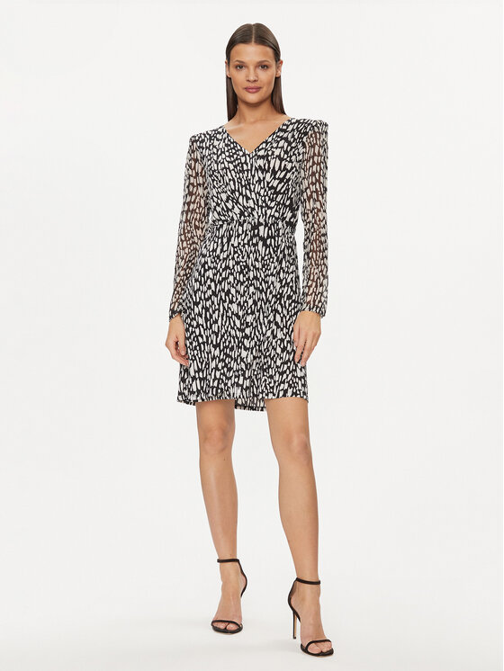 Morgan Morgan Rochie de zi 241-RLUISA Negru Regular Fit