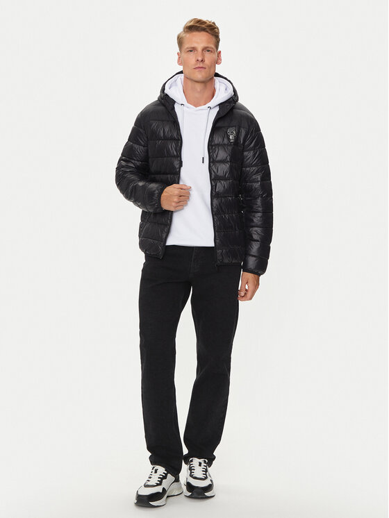 KARL LAGERFELD KARL LAGERFELD Giacca di transizione Blouson 505090 543590 Nero Regular Fit