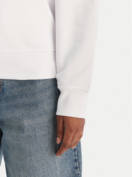 Calvin Klein Jeans Calvin Klein Jeans Mikina Ls Monogram Terry Po LV047C224G Biela Regular Fit