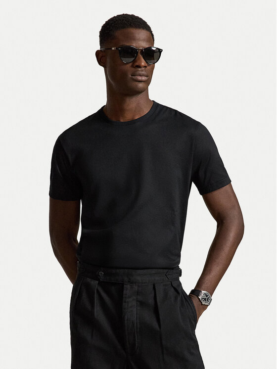 Polo Ralph Lauren Polo Ralph Lauren T-Shirt 710B27503008 Μαύρο Regular Fit