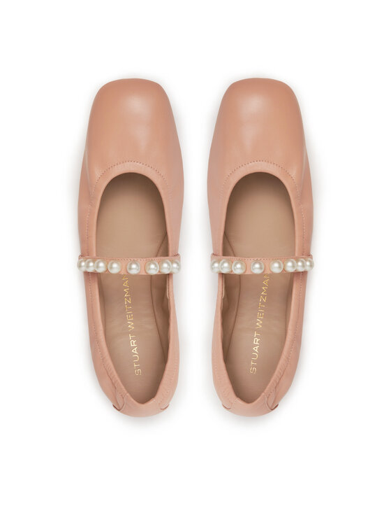 Stuart Weitzman Stuart Weitzman Baleriny Goldie Ballet SF896 Beżowy