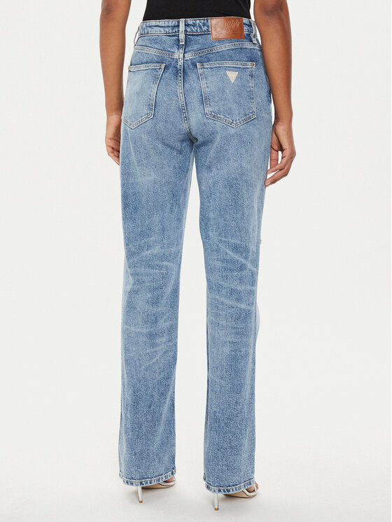 Guess Guess Τζιν W4YA33 D4WBH Μπλε Straight Leg