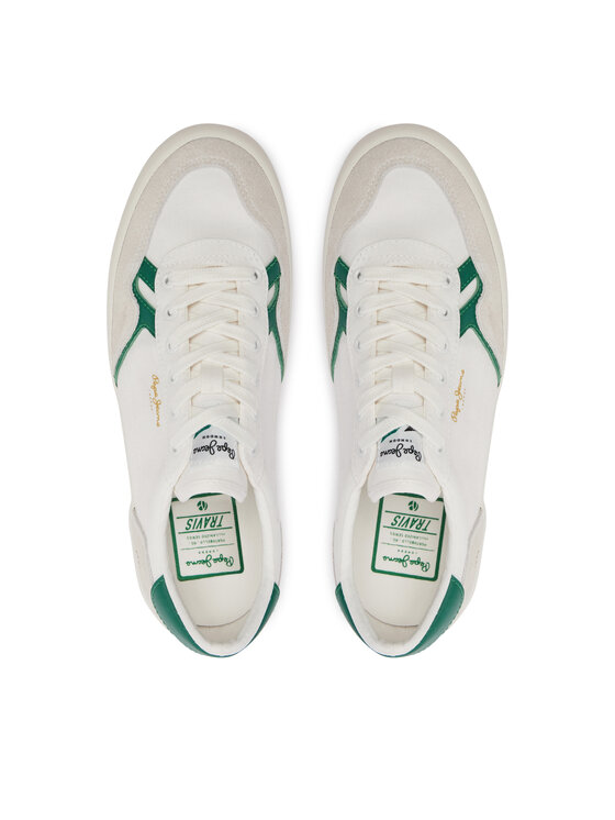 Pepe Jeans Pepe Jeans Sneakersy Travis Brit M PMS31038 Biały