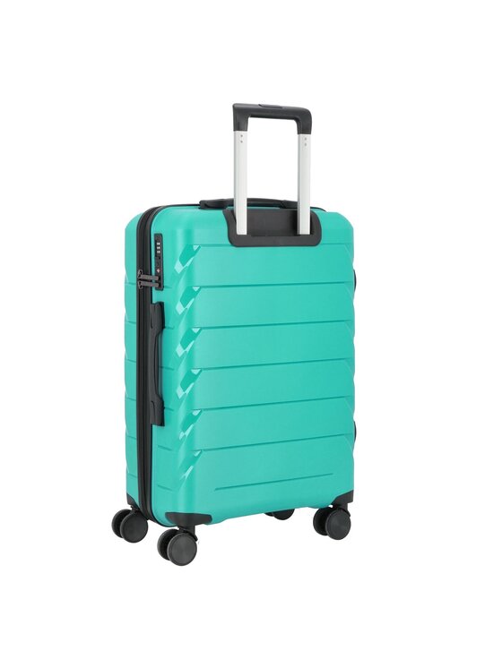 D&N D&N Komplet walizek 310024 Turkusowy