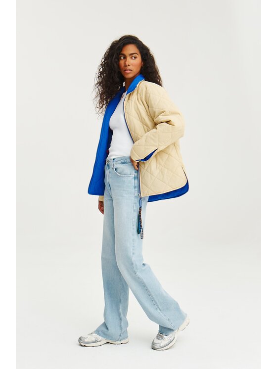 NAOKO NAOKO Prechodná bunda Poppy Retro Sky Tmavomodrá Regular Fit