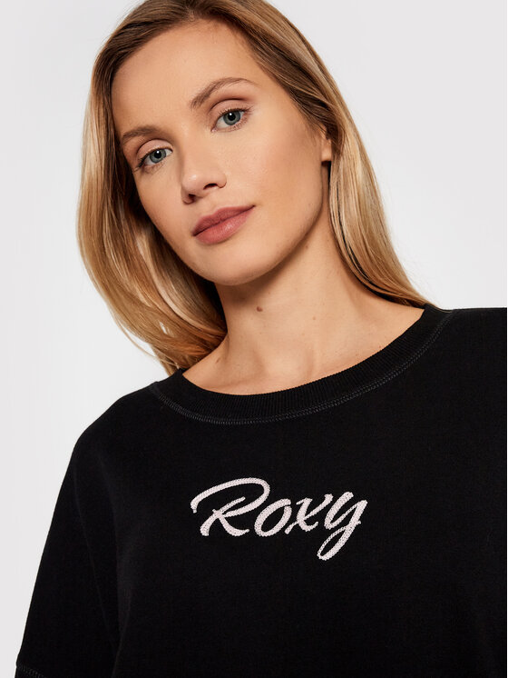 Roxy Roxy Bluza Break Away ERJFT04477 Czarny Relaxed Fit