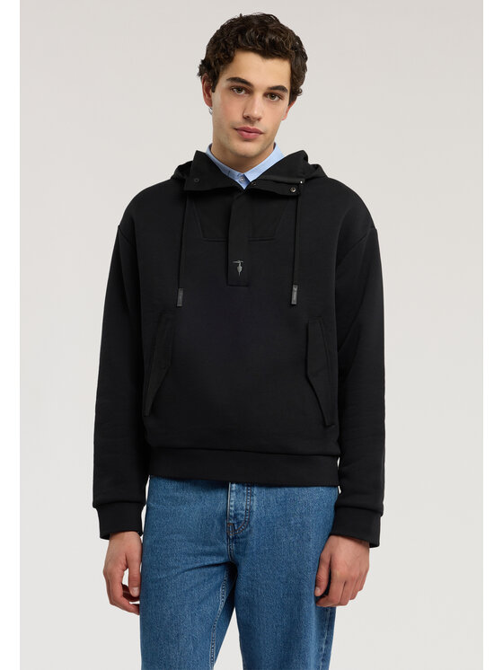 Trussardi Trussardi Bluza G8198000105N033 Czarny Regular Fit