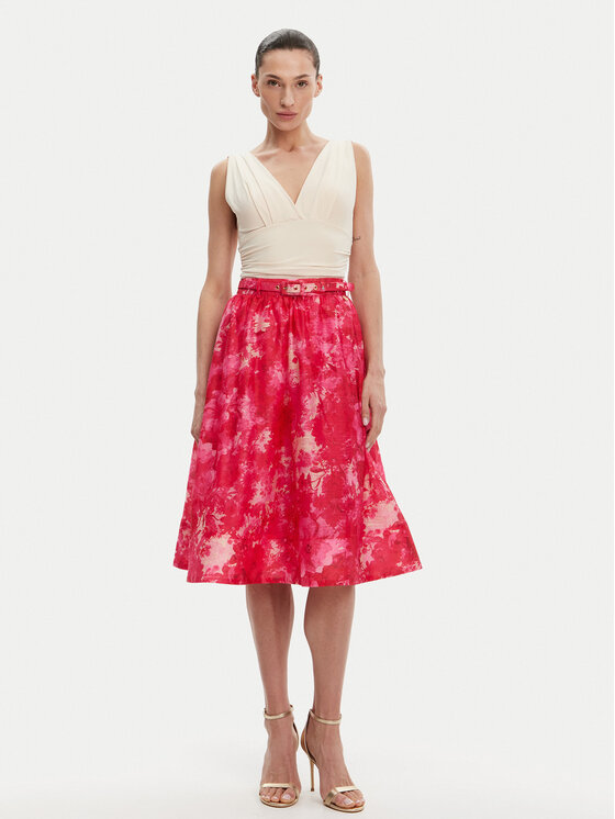 Fracomina Fracomina Trapez suknja FR25SG2012W775U6 Ružičasta Flare Fit
