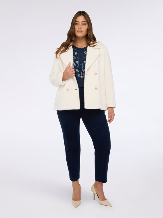 Fiorella Rubino Fiorella Rubino Spodnie materiałowe P010T005073N034 Niebieski Regular Fit