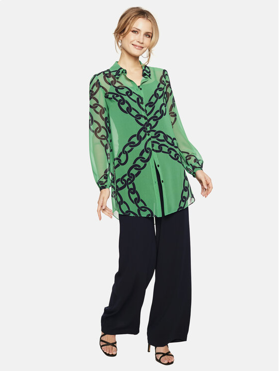 L’AF L’AF Koszula Marina Zielony Loose Fit