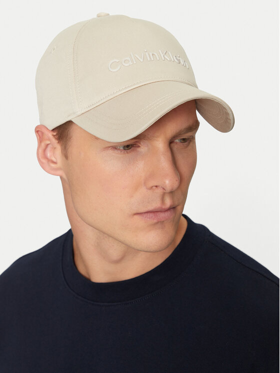 Calvin Klein Calvin Klein Czapka z daszkiem K50K511987 Écru
