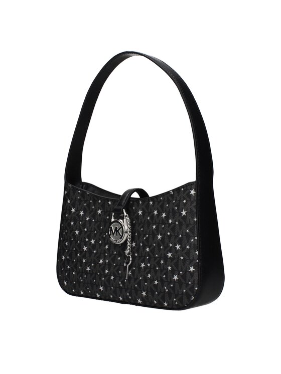 Michael Kors Michael Kors Torebka Black Fabric Hand Czarny