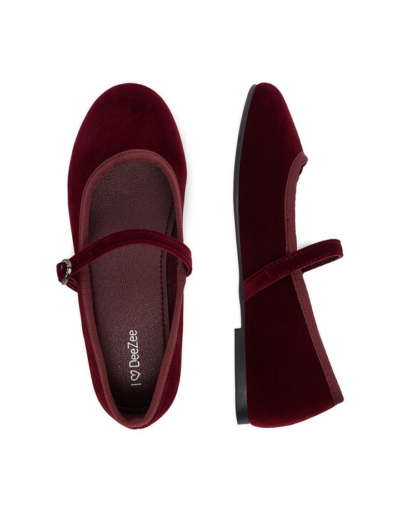 DeeZee DeeZee Balerinke CEO-CM251226-12 Bordo rdeča