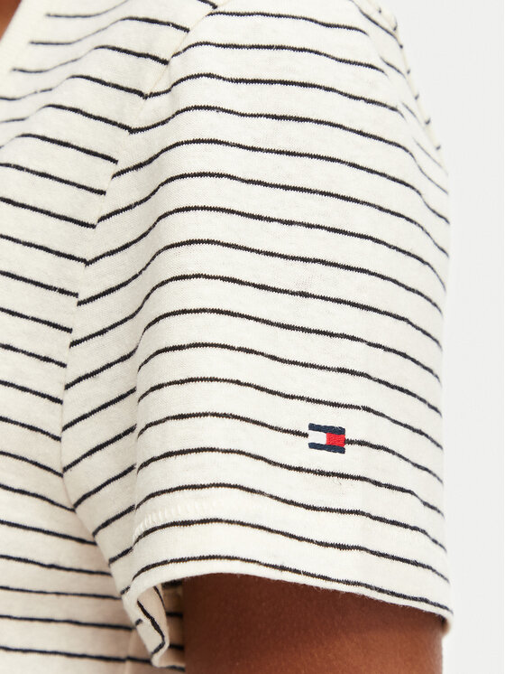 Tommy Hilfiger Tommy Hilfiger T-Shirt WW0WW48705 Weiß Regular Fit