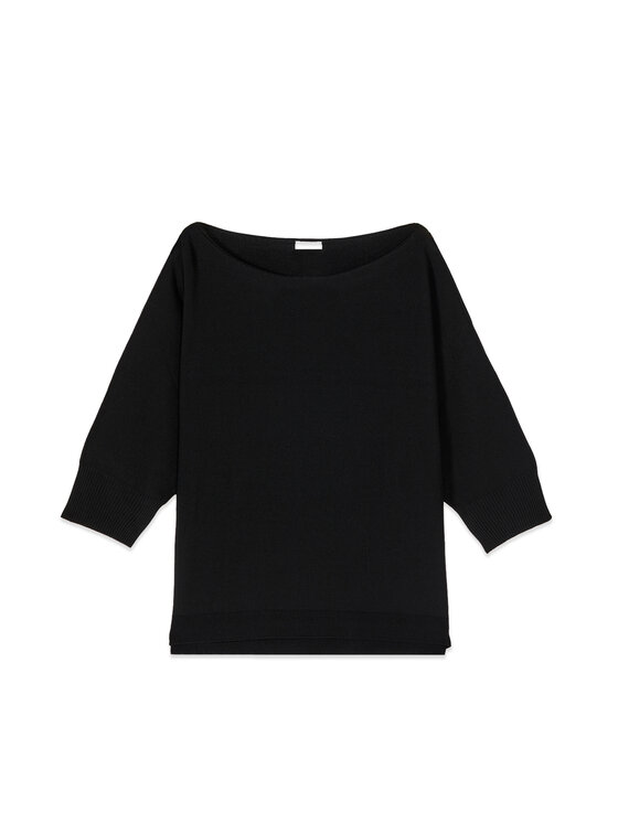 Oltre Oltre Sweter M579E001974N033 Czarny Regular Fit