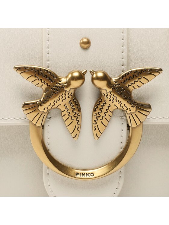 PINKO Pinko Дамска чанта Love Icon Mini C . PE 23 PLTT 100058 A0F1 Екрю