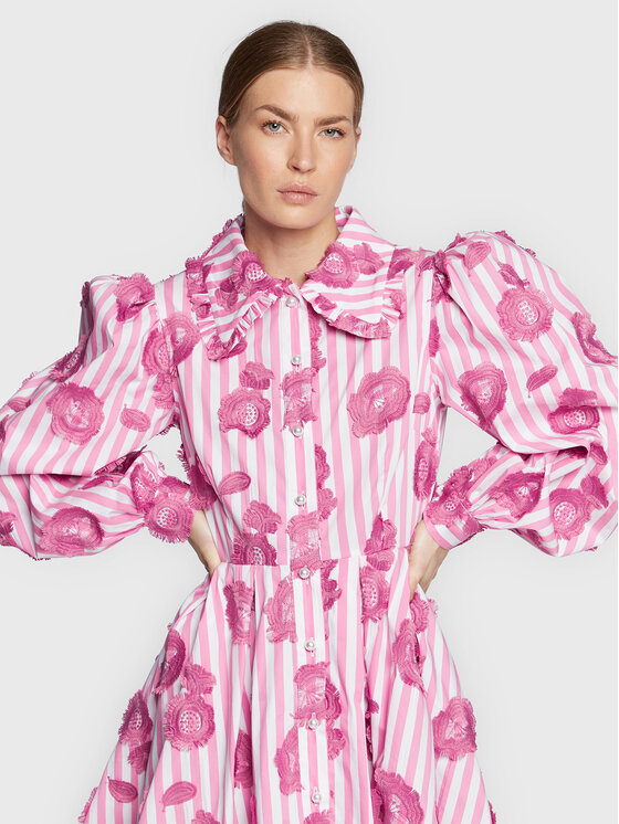 Custommade Custommade Krekla kleita Keira 999326430 Rozā Regular Fit