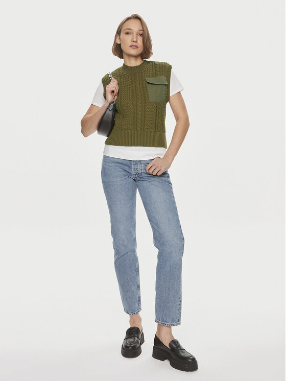Gestuz Gestuz Пуловер Carla 10906271 Зелен Regular Fit