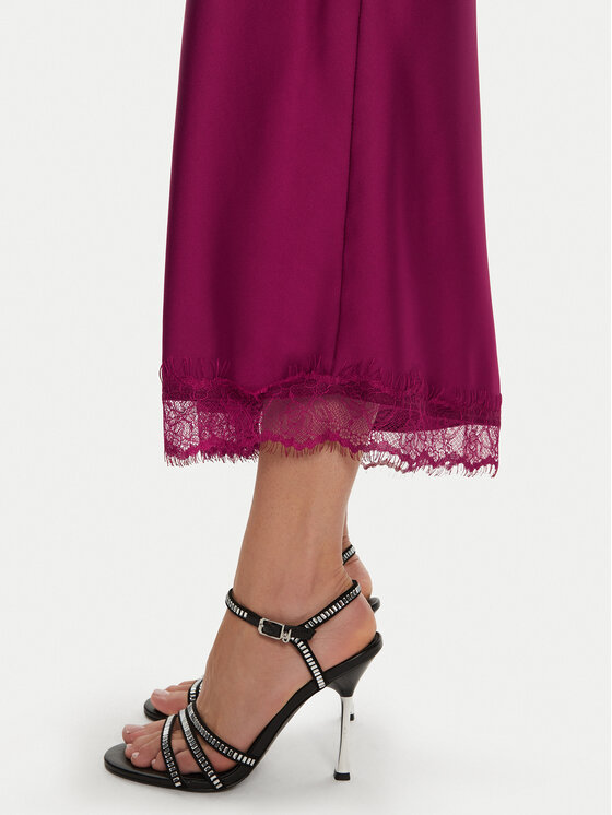 Rinascimento Rinascimento Rochie cocktail CFC0120043003 Vișiniu Regular Fit