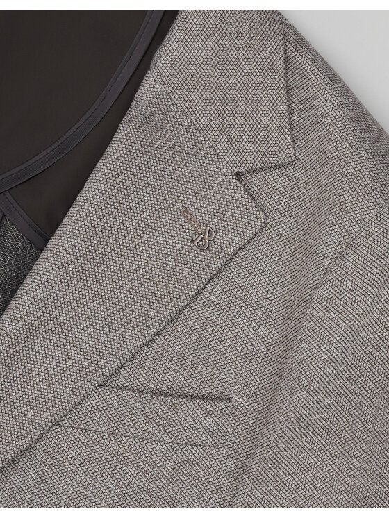 Borgio Borgio Marynarka Assoro Beżowy Slim Fit