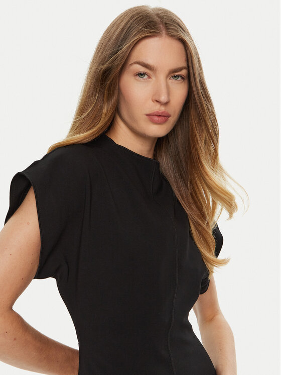 ACCESS FASHION ACCESS FASHION Cocktail obleka 44-3311-504 Črna Slim Fit