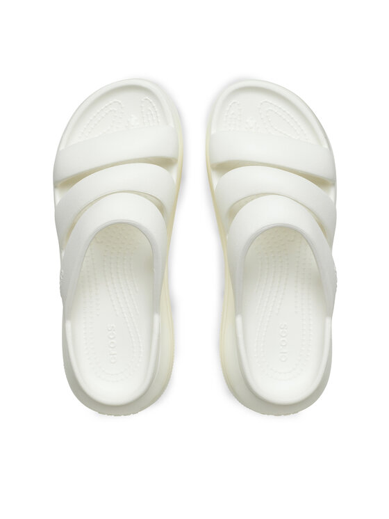 Crocs Crocs Παντόφλες Mega Crush Triple Strap 209842 Εκρού