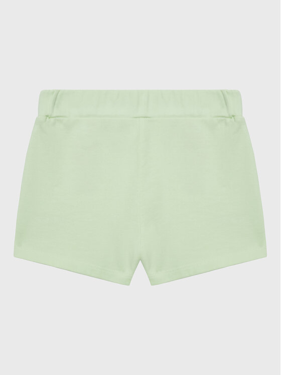 Guess Guess Medžiaginiai šortai K3GD11 KA6R3 Žalia Regular Fit