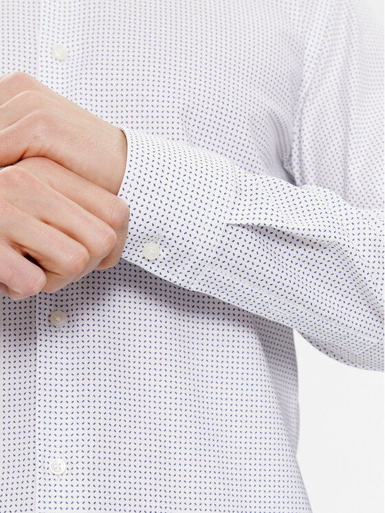 BOSS Boss Cămașă H-HANK-spread 50508759 Alb Slim Fit