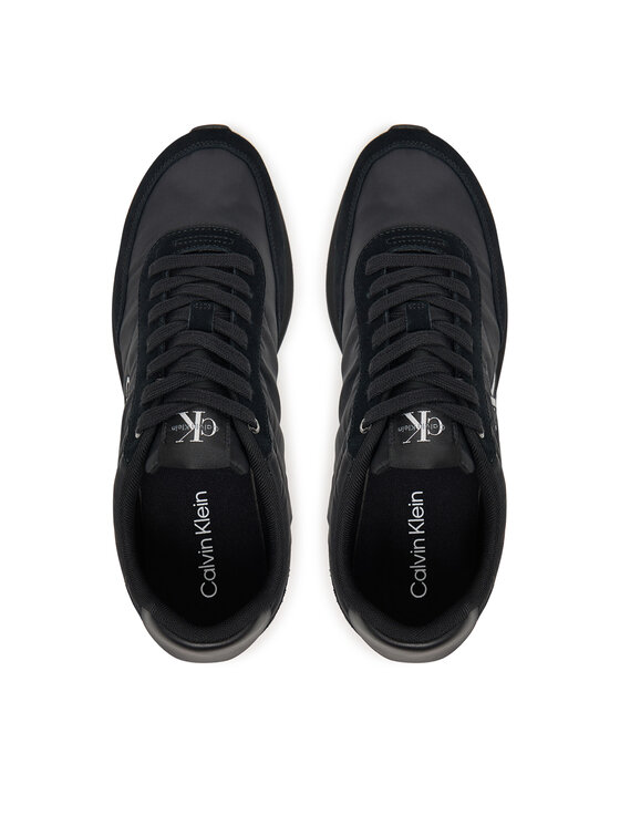 Calvin Klein Calvin Klein Sneakersy Retro Runner Ess Mix Mat YM0YM01361 Čierna